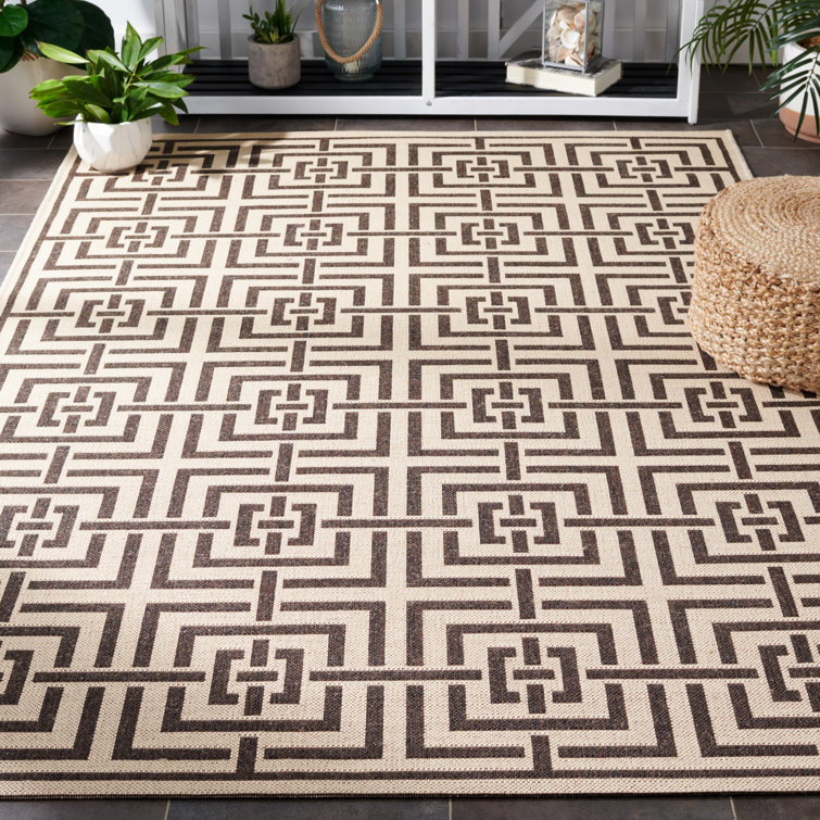 Gowanus 100 Performance Geometric Indoor/Outdoor Area Rug