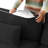 3-Piece Upholstered Modern  Chenille Fabric Modular Sofa With Ottoman-1651421166