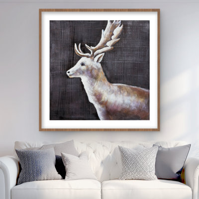 Deer Profile View in the Dark - Wildlife Print | Home Decor