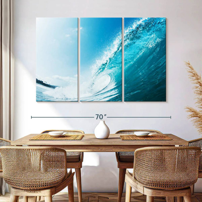 Gillard Clear Blue Wave, 42" H x 65" W