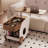 Vintage Two - Tone Height - Adjustable and Rotatable Side Table