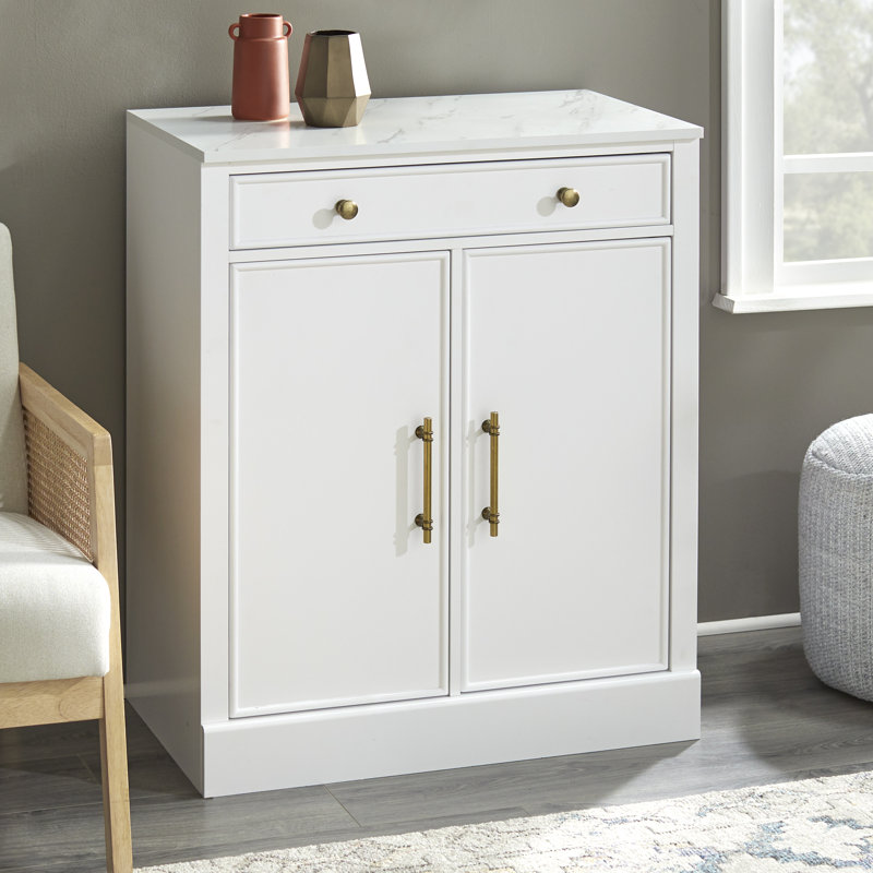 Armoire d'appoint Tait, Blanc