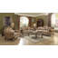 Cha Transitional Floral Tufted Rolled Arm Sofa with Five Cushions -105270236-105270237-116419809