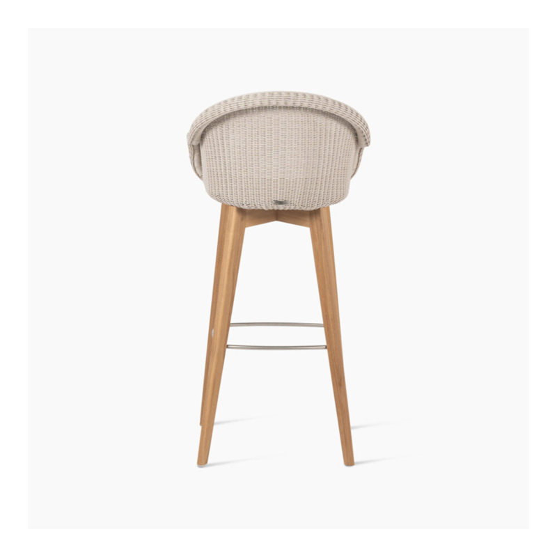 Edgard Outdoor Bar Stool, Old Lace