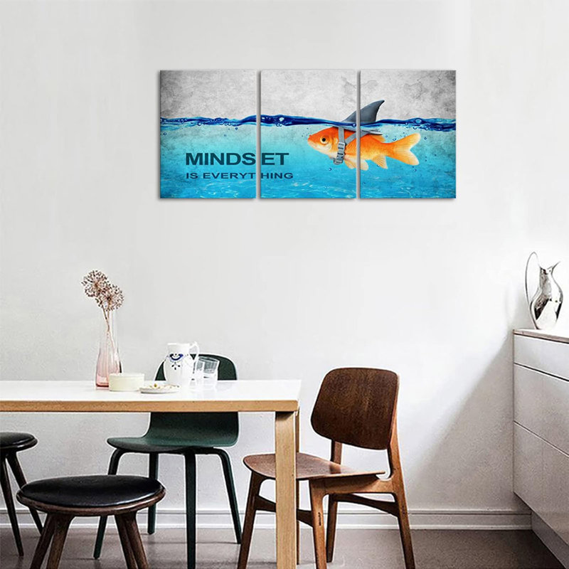 3 Piece Wrapped Canvas Print, 40 cm H x 30 cm W