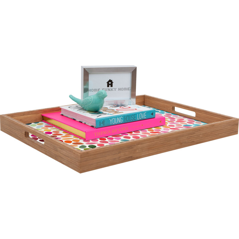 Northboro Bamboo Tray, 1.75" H x 18" W x 14" D