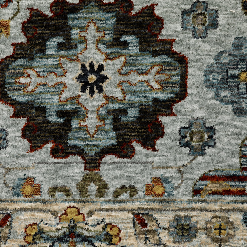 Hovis Oriental Indoor Rug, Rectangle 9'10" x 12'10"