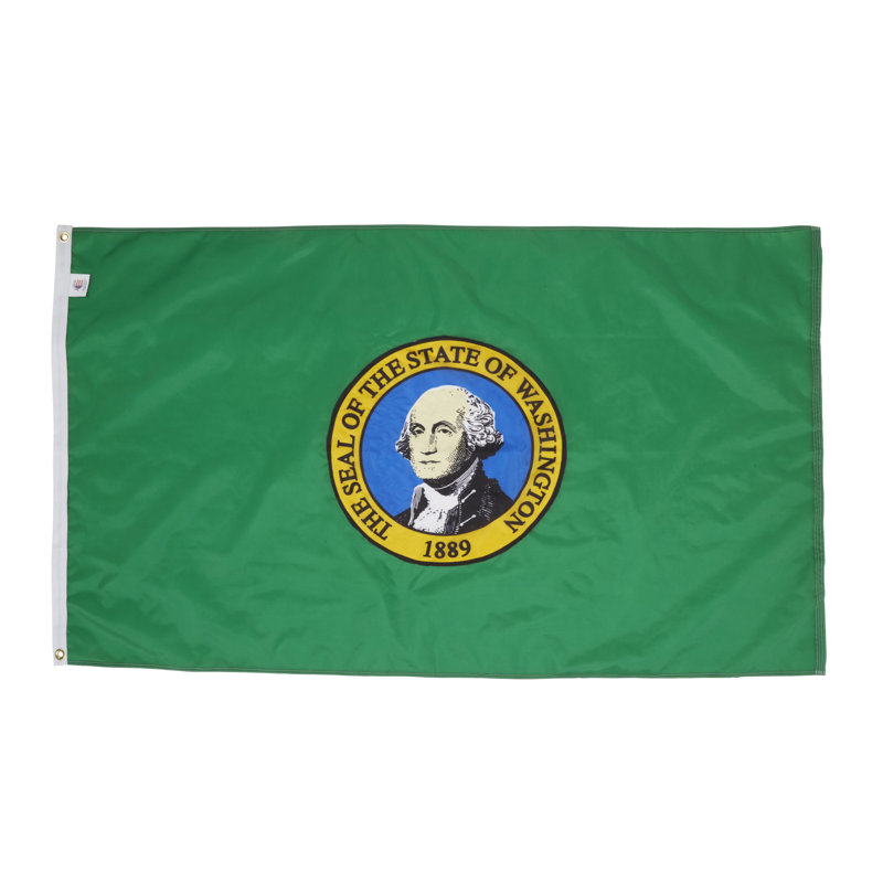 Drapeau de maison State, Washington, Nylon, H 60 po x l 96 po