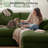 Boneless 107" Cloud Modular Sectional Sofa, 5-Piece U Shaped Corner Couch with Hidden Storage and 2 Ottomans, Modern Minimalist Corduroy Upholstered Sofa for Living Room, Extra Deep Seat, Easy Assembly Required-295374934