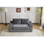 Canapé-causeuse, canapé-lit confortable à assise profonde, petit canapé en velours côtelé pour la chambre à coucher du salon, coussin réversible avec coussins, aucun assemblage requis-137099478-137099481
