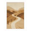Tapis rayé beige lavable à la machine Rayan-214434933