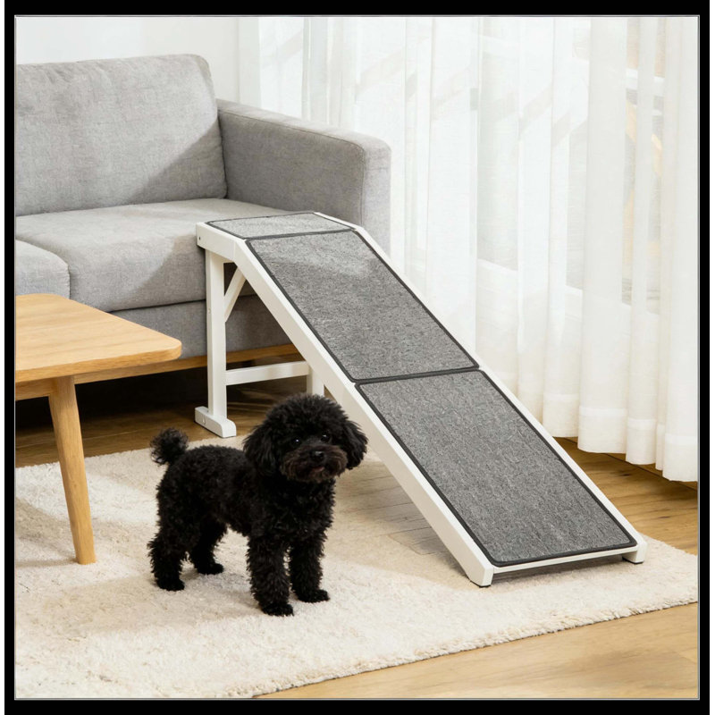 Rampe pratique pour animaux de compagnie, rampe pour chien, 25" H x 74" W x 16" D