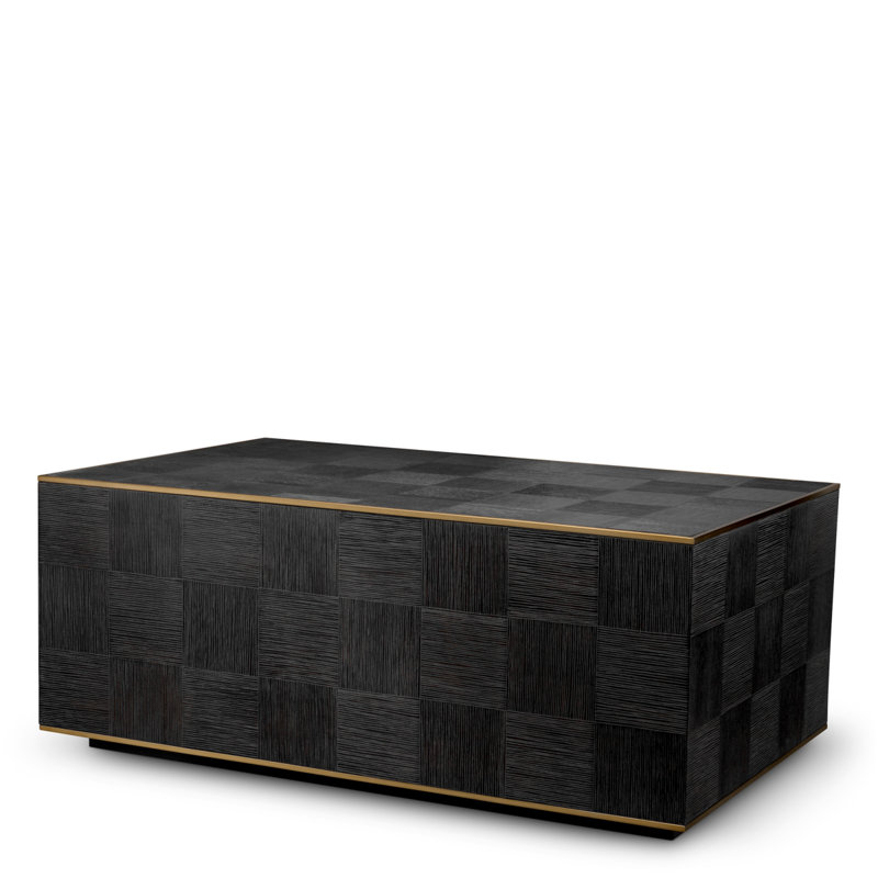 Coffee Table Ashbury Charcoal Grey Oak Veneer