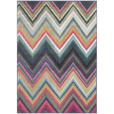 Aljoharah Performance Chevron Rug