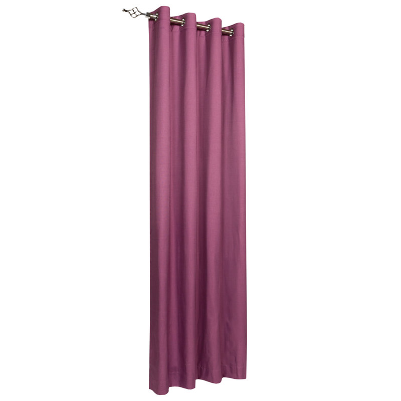  Marnell Polyester Room Darkening Curtain Pair(Set of 2), Purple