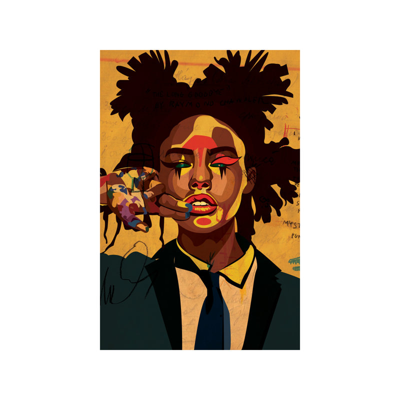 Painter Girl by Dai Chris Art - Print on Canvas, 30.48 cm H x 45.72 cm W, Wrapped Canvas