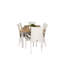 Navya 6 - Person Patio Dining Set with Extendable Rectangular Table , Cushions Included
