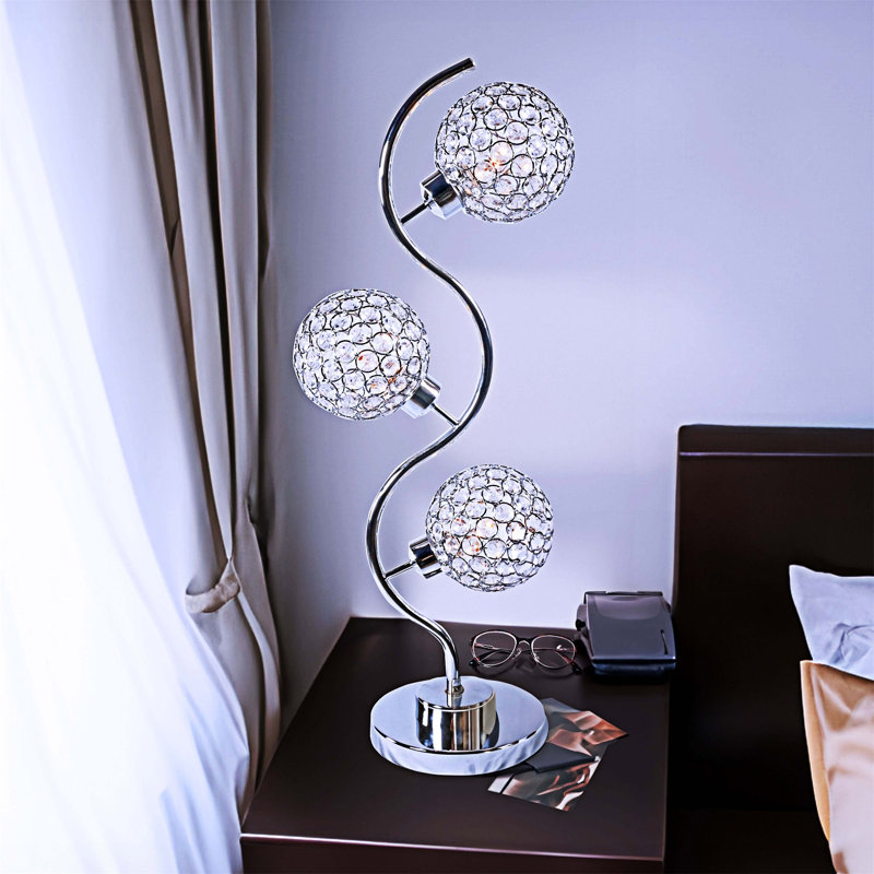 Lampe de table élégante en cristal
