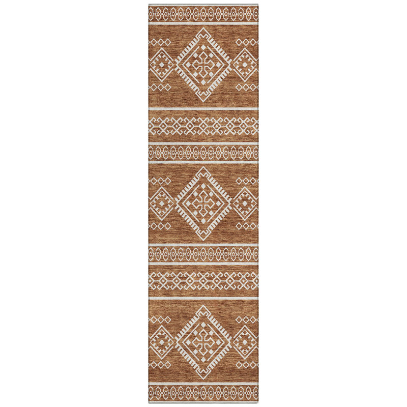 Tapis intérieur / extérieur Chaelynn, Tapis de couloir 2 pi 3 po x 7 pi 6 po