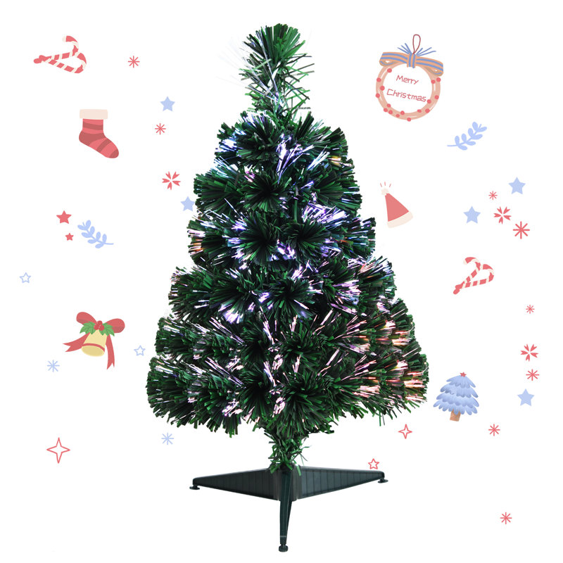 1.97' H Lighted Artificial Christmas Tree