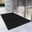 Tapis d'entrée noir pour l'extérieur