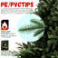 Arbre de Noël 7 pi, 2257 pointes, pe / mixte, base large pour de superbes présentoirs, branches articulées, installation sans effort, support en métal, 84 po de hauteur, 65 7 pi de hauteur avec conception réaliste Grand Impact, rapide
