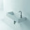 WS Bath Collections Hox 17.7'' White Ceramic Rectangular Bathroom Sink