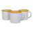 White/Mustard