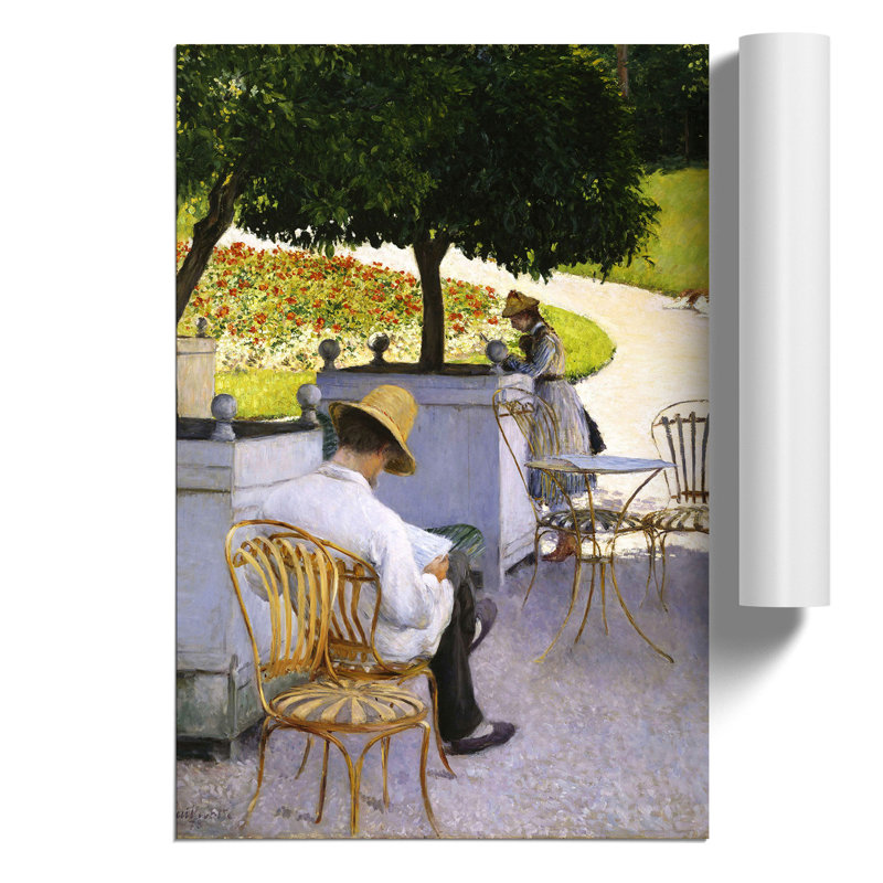 The Orange Trees by Gustave Caillebotte - No Frame Painting, 42cm H x 30cm W x 0.1cm D
