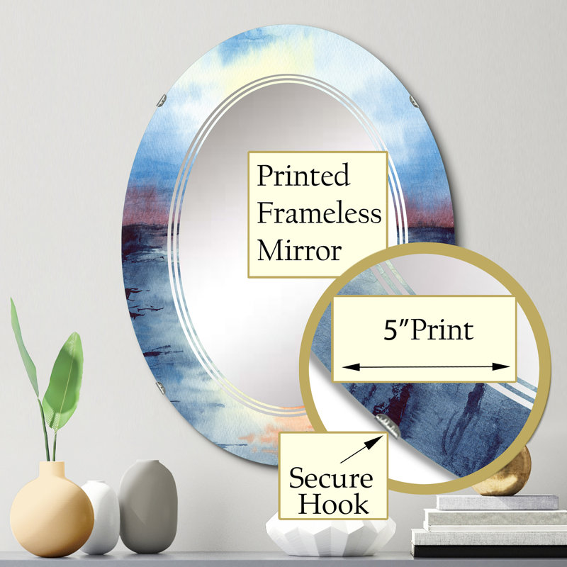 Miroir de salle de bain sans cadre, 30 po x 20 po
