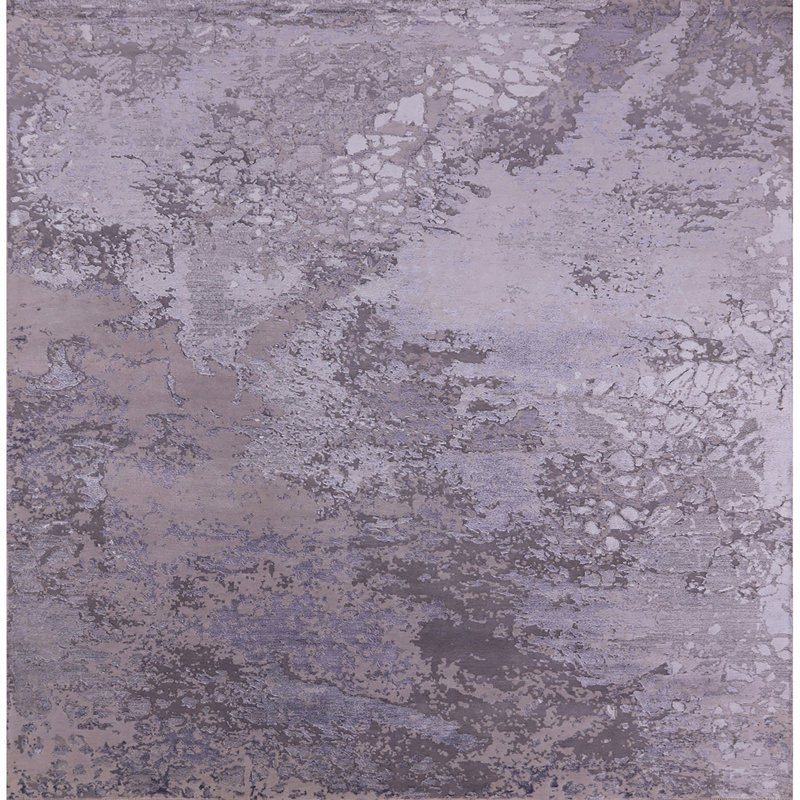 Abstract Indoor Rug, Square 8'