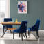 Scott Velvet Dining Chairs - Ergonomic Scoop Knockerback and Solid Wood Legs - Tufted Side Chair for Dining Room Kitchen Living Room-865502778-937285867