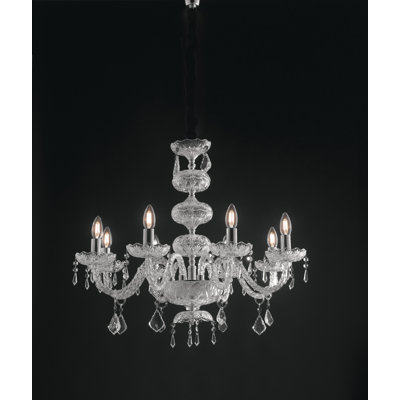 Greyson 8 - Light Candle Style Chandelier