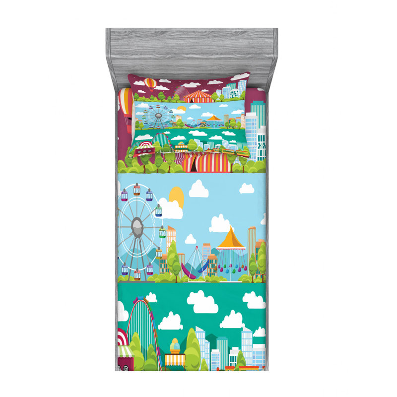 Microfiber Sheet Set, Twin XL Sheet Set with Fitted Sheet