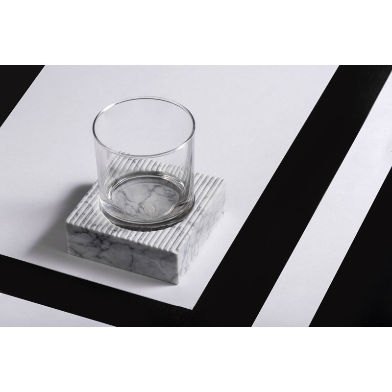 1'' H Marble Tabletop Tealight Holder