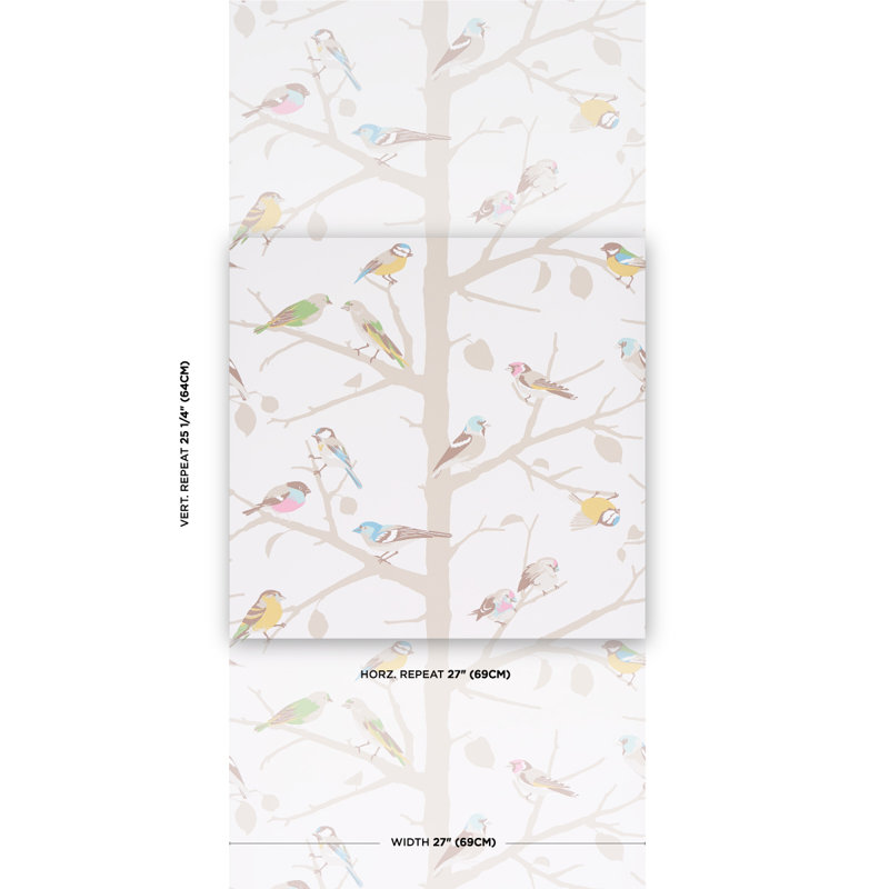 A-Papier peint sur gazouillement, Multi doux