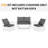 Outdoor Replacement 4‘’ Cushion Set Seat/Back Cushion  (SOFA NOT INCLUDED))-452398093