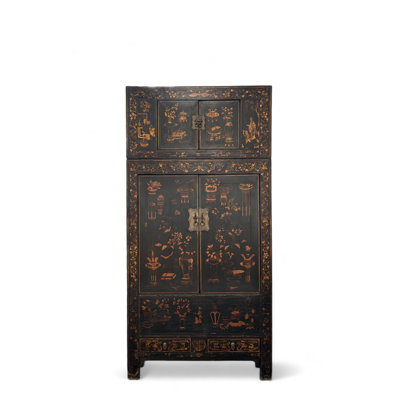 98"" Inch High Antique Chinese Chinoiserie-Style Cabinet -  DYAG East, CBL247