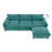2-Piece 96'' Upholstered Chenille L-Shape Sectional-1029998856