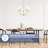 Billet 5-Light Chandelier with Fabric Shades-100090070