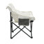 2 chaises de camping d'extérieur pliables / portatives, sac de transport, beige