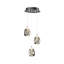 Neher 3 - Light Chrome LED Cluster Pendant