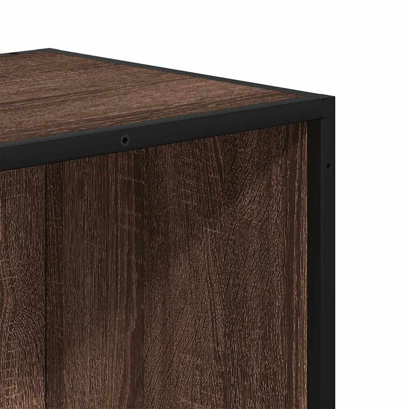 Borough Wharf Bookcase Engineered Wood, 170.5cm H x 40cm W x 35cm D, Brown Oak