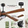 5 - ABS Blades Indoor Ceiling Fan with Light and Remote