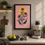 Purple Blooms and Sun Botanical - Wrapped Canvas-734806771-734806773