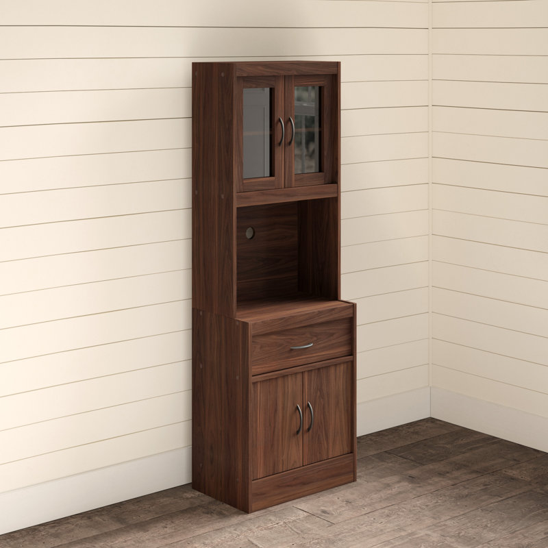 Keziah Dining Hutch Welsh Dresser, Dark Walnut