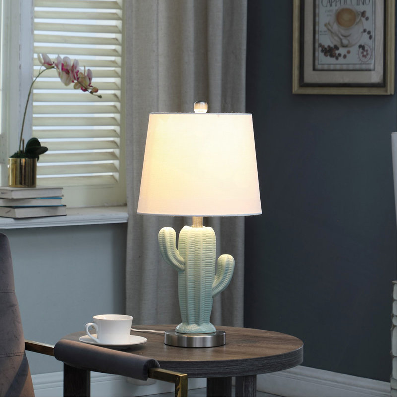 Lampe de table 22 po In Southwest Teal