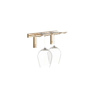Kjirsten Wall Mounted Wine Glass Rack