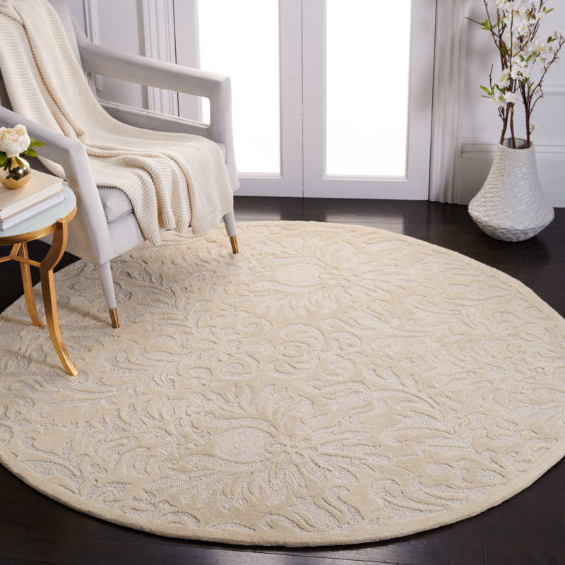 Tapis crocheté à la main Jonson, Rond 6 pi