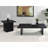Black Square End Table